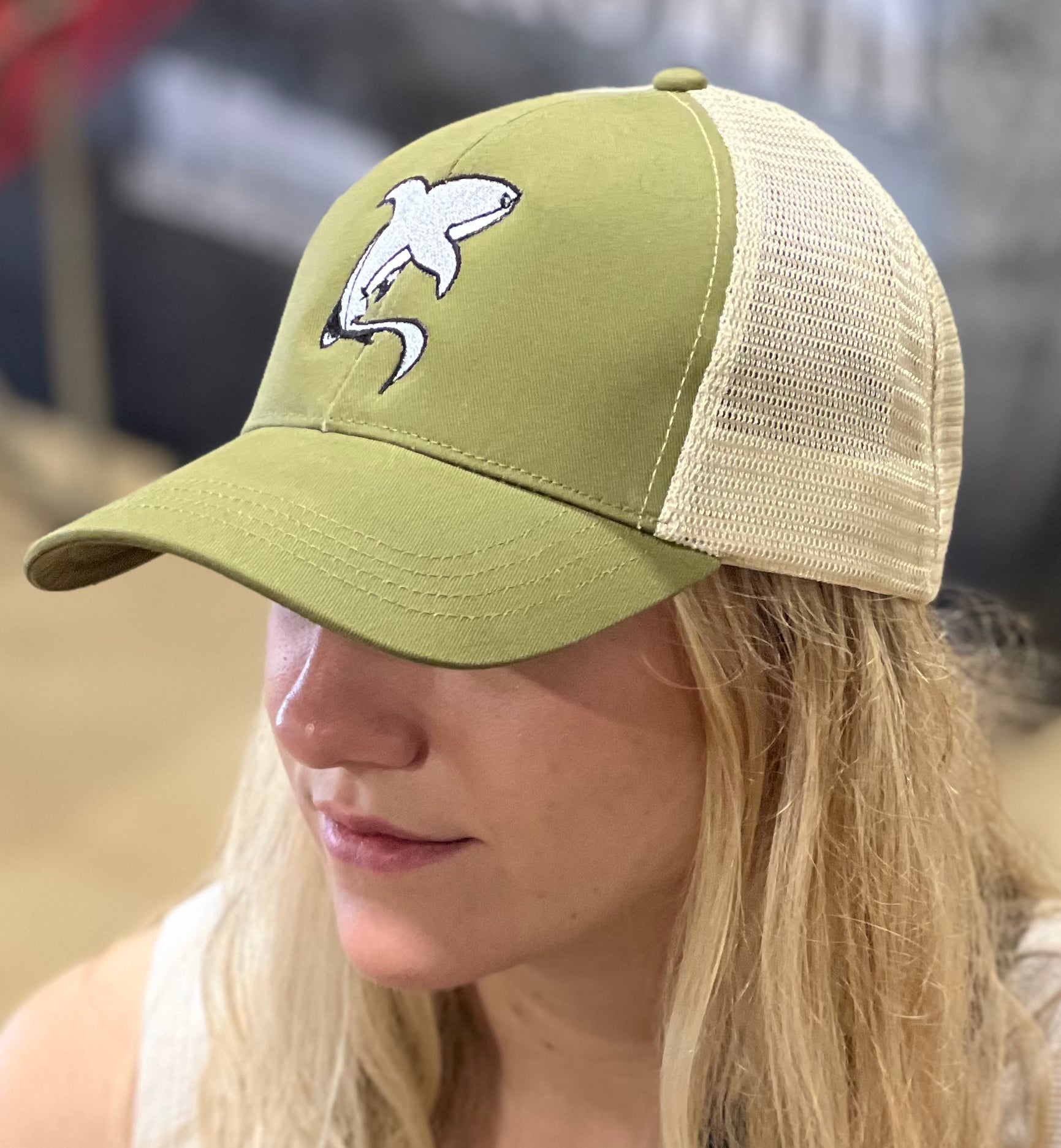 Doug on an Eco Trucker 6 Panel Hat