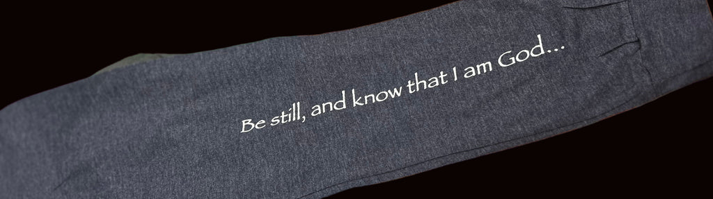 Psalm 46:10 Pre-Shrunk Long Sleeve 'Heart on My Sleeve' T-Shirt