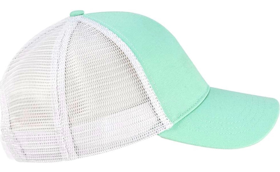 Doug on an Eco Trucker 6 Panel Hat