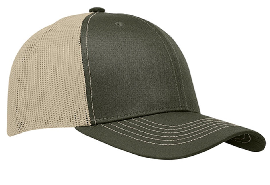 Elvis on 6 Panel Structured Poly/Cotton Front Mesh Back