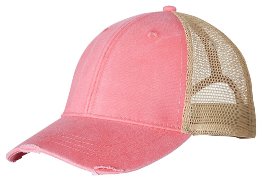 29466 Mount Pleasant Embroidered on Distressed Cap