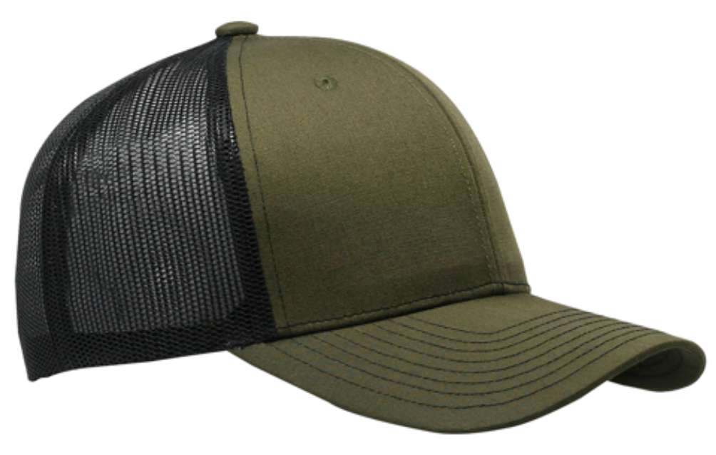 Elvis on 6 Panel Structured Poly/Cotton Front Mesh Back