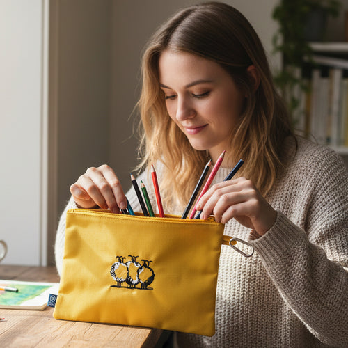 100% Recycled Go-Go Pouch With Carabiner
