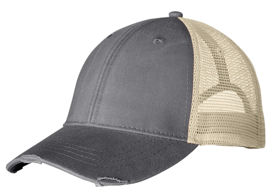 Big Deal on Distressed Trucker 6 Panel Hat