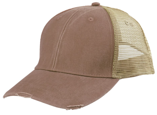 Big Deal on Distressed Trucker 6 Panel Hat