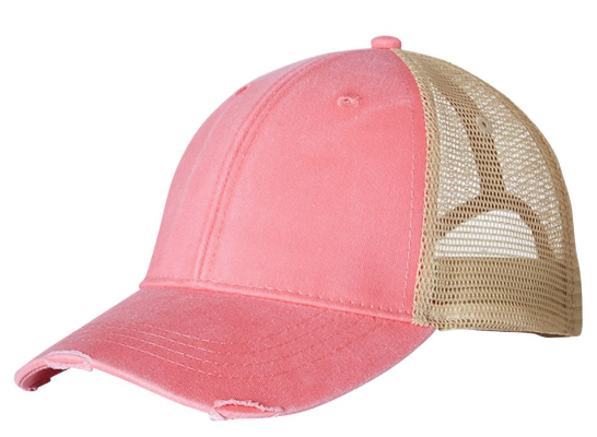 Big Deal on Distressed Trucker 6 Panel Hat