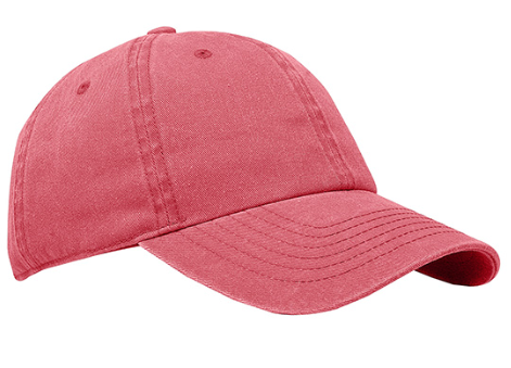 Bean on 6 Panel Pigment Dyed Cotton Twill Cap