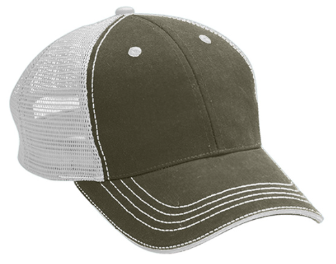 Bean on 6 Panel Sandwich Hat