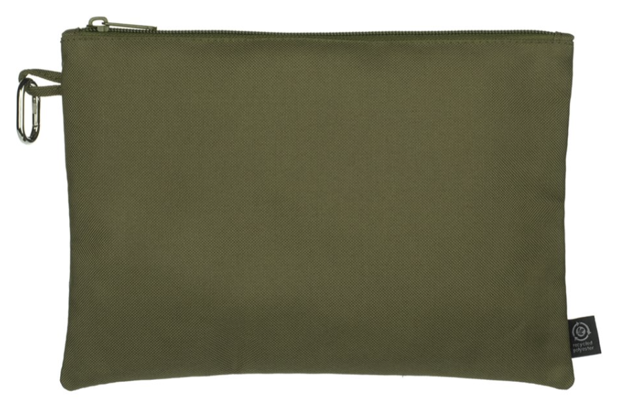 100% Recycled Go-Go Pouch With Carabiner
