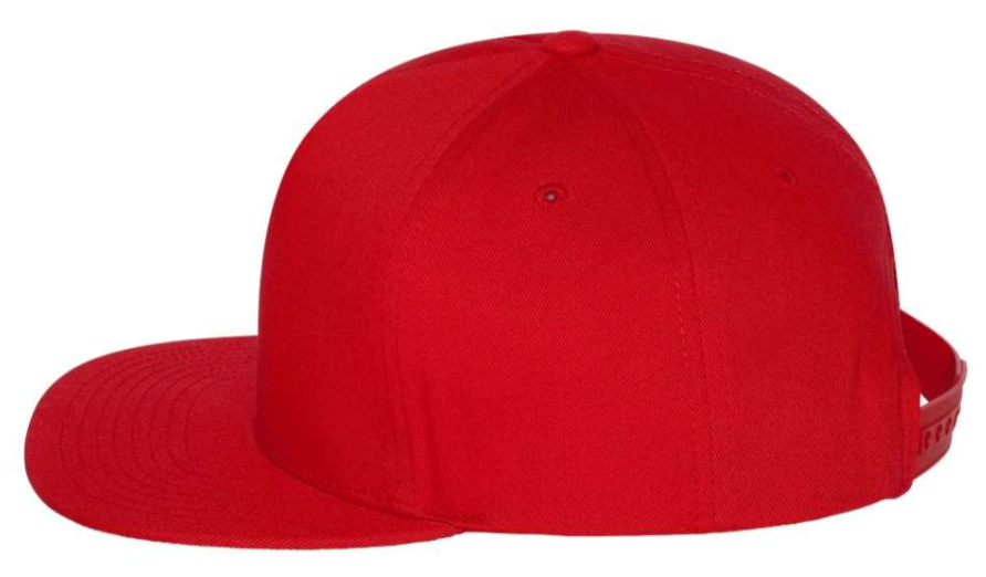 Old Glory on Five-Panel Cotton Twill Snapback Cap