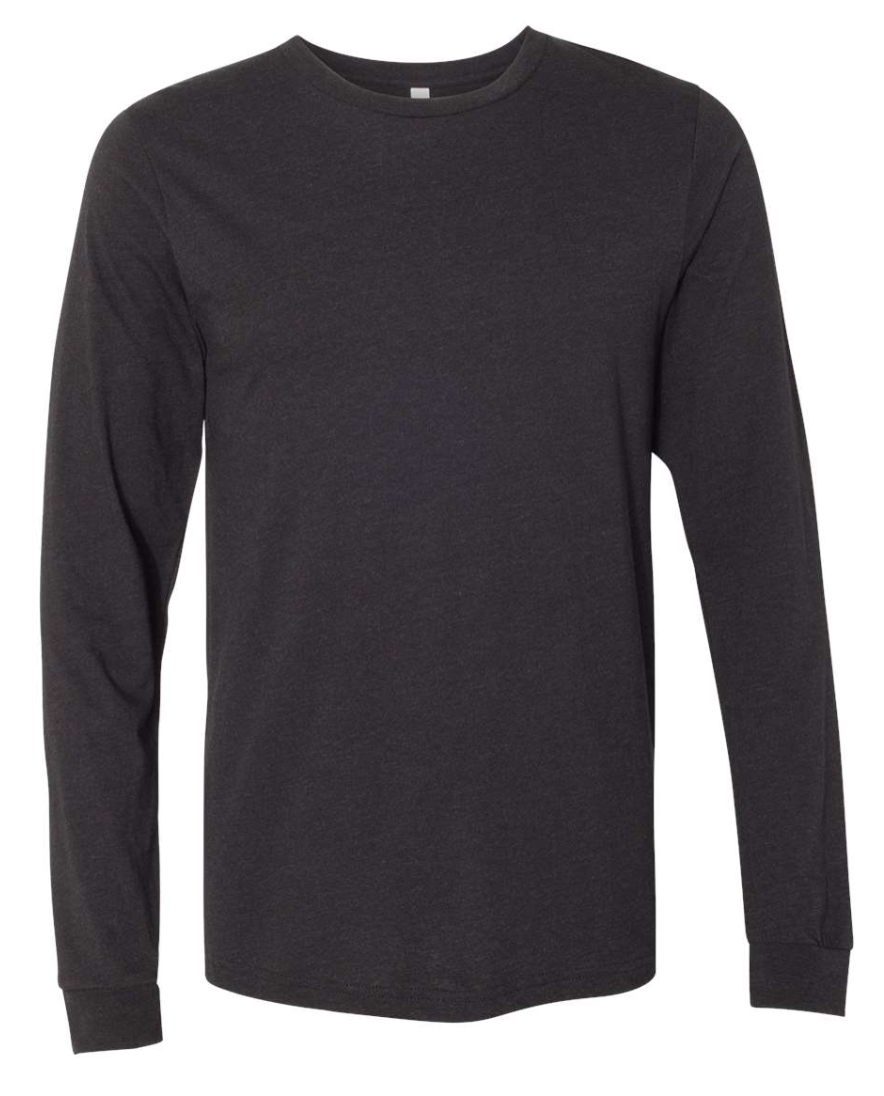 Ephesians 6:11 Long Sleeve Pre-Shrunk 'Heart on My Sleeve' Tee