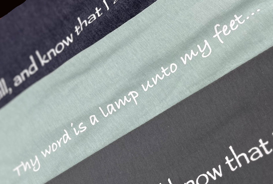 Thy word is a lamp unto my feet long sleeve tee