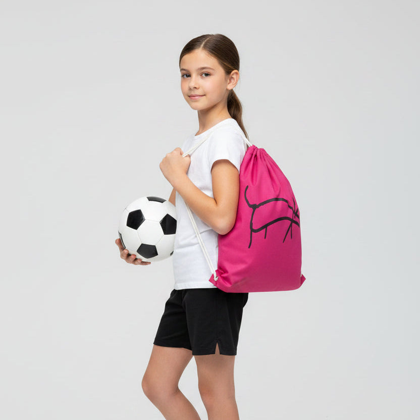 Mike on Drawstring Sport Pack