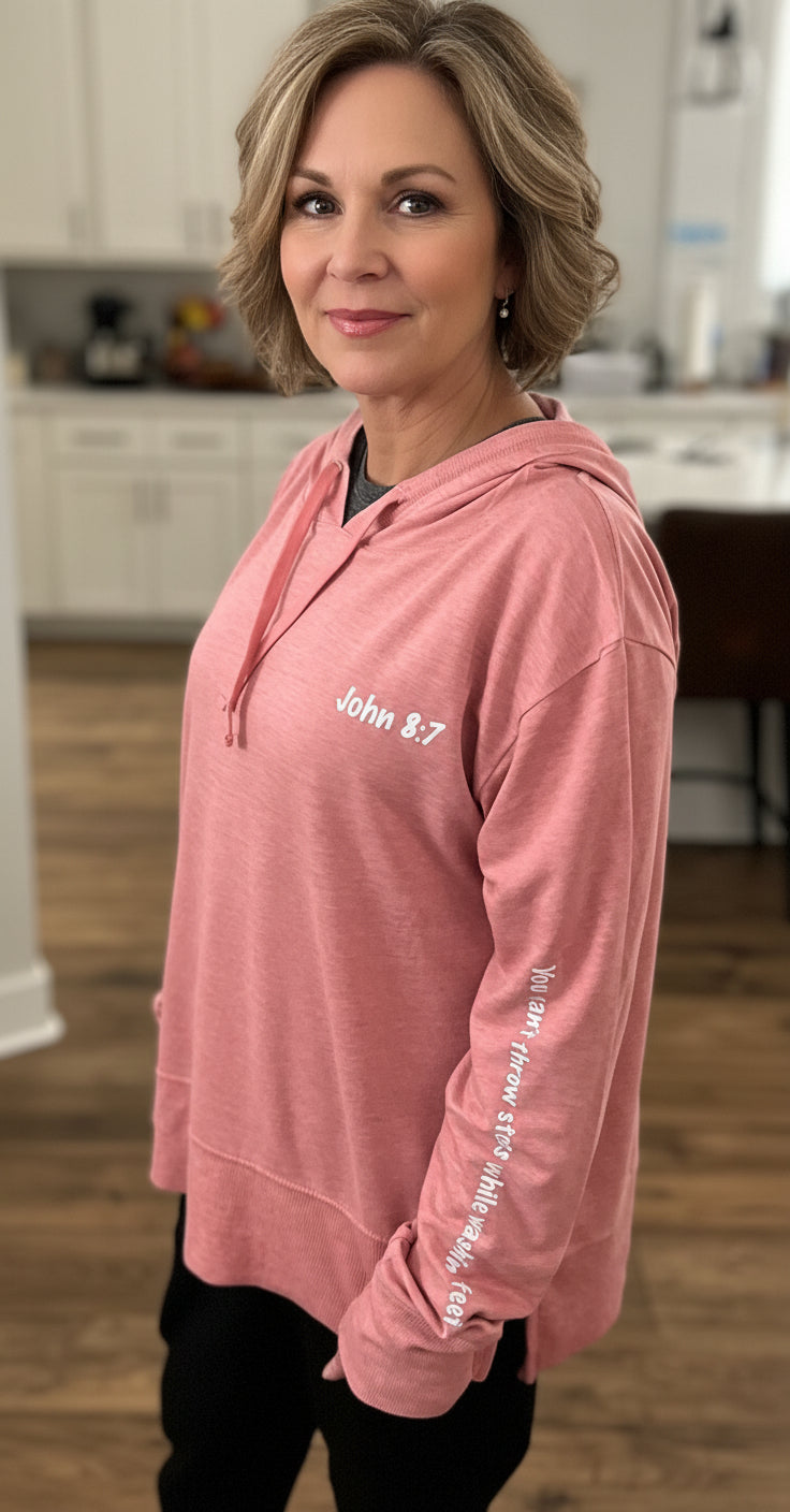 john 8:7 hoodie