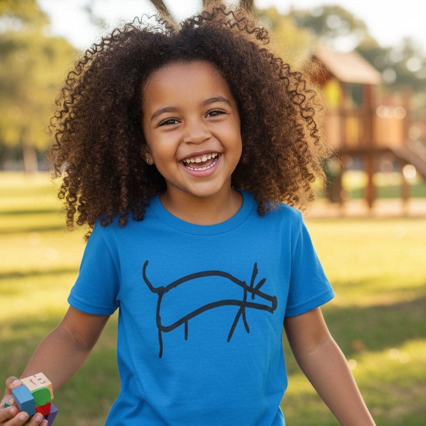Bean on Youth Sapphire Heavy Cotton Tee